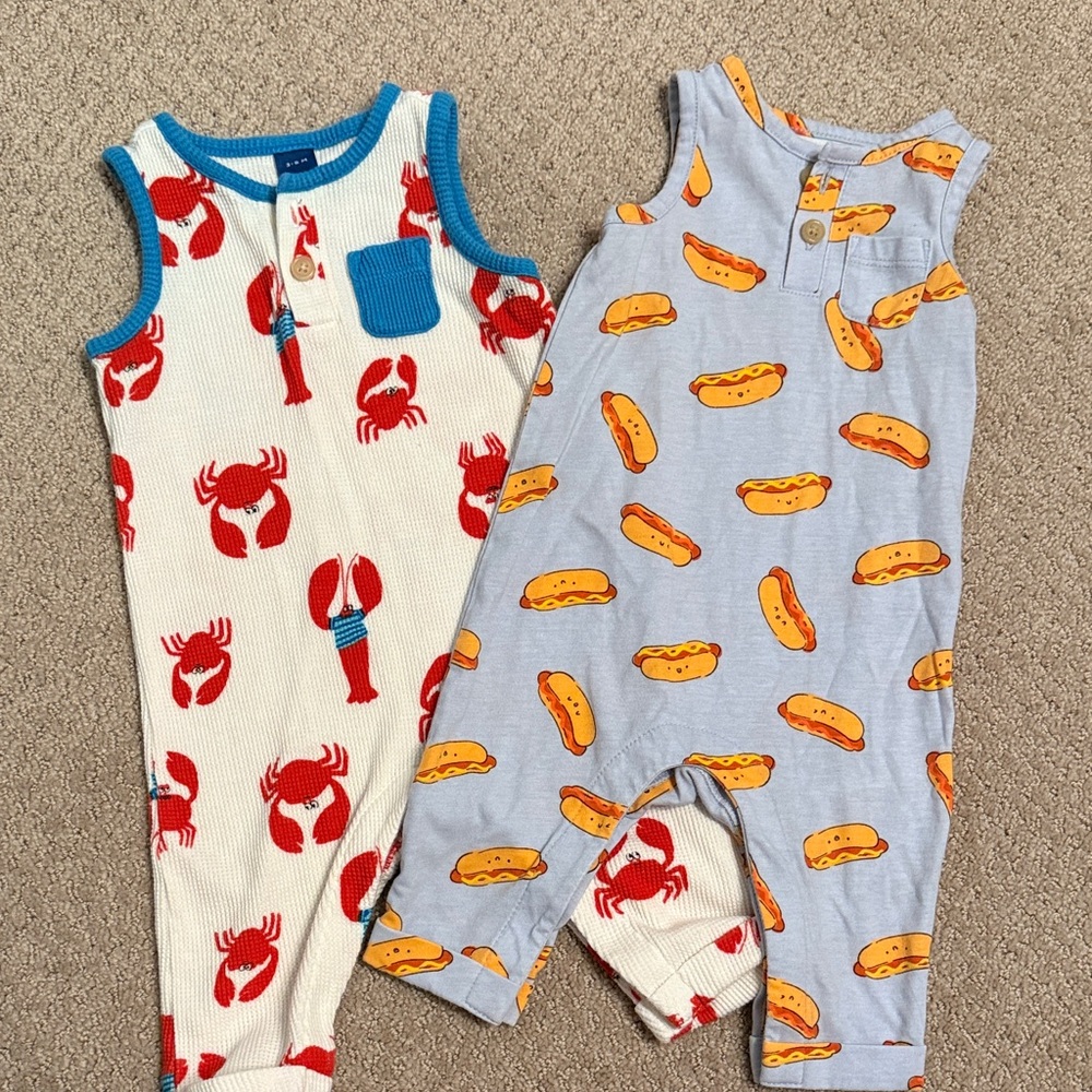 Set of 2 Old Navy Rompers